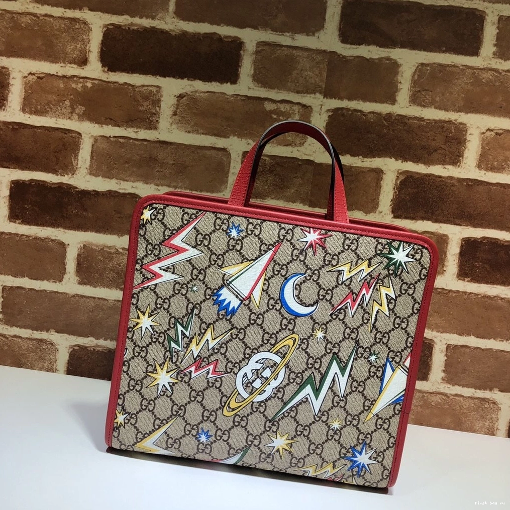space GUCCI bag tote Children's GG print 0715